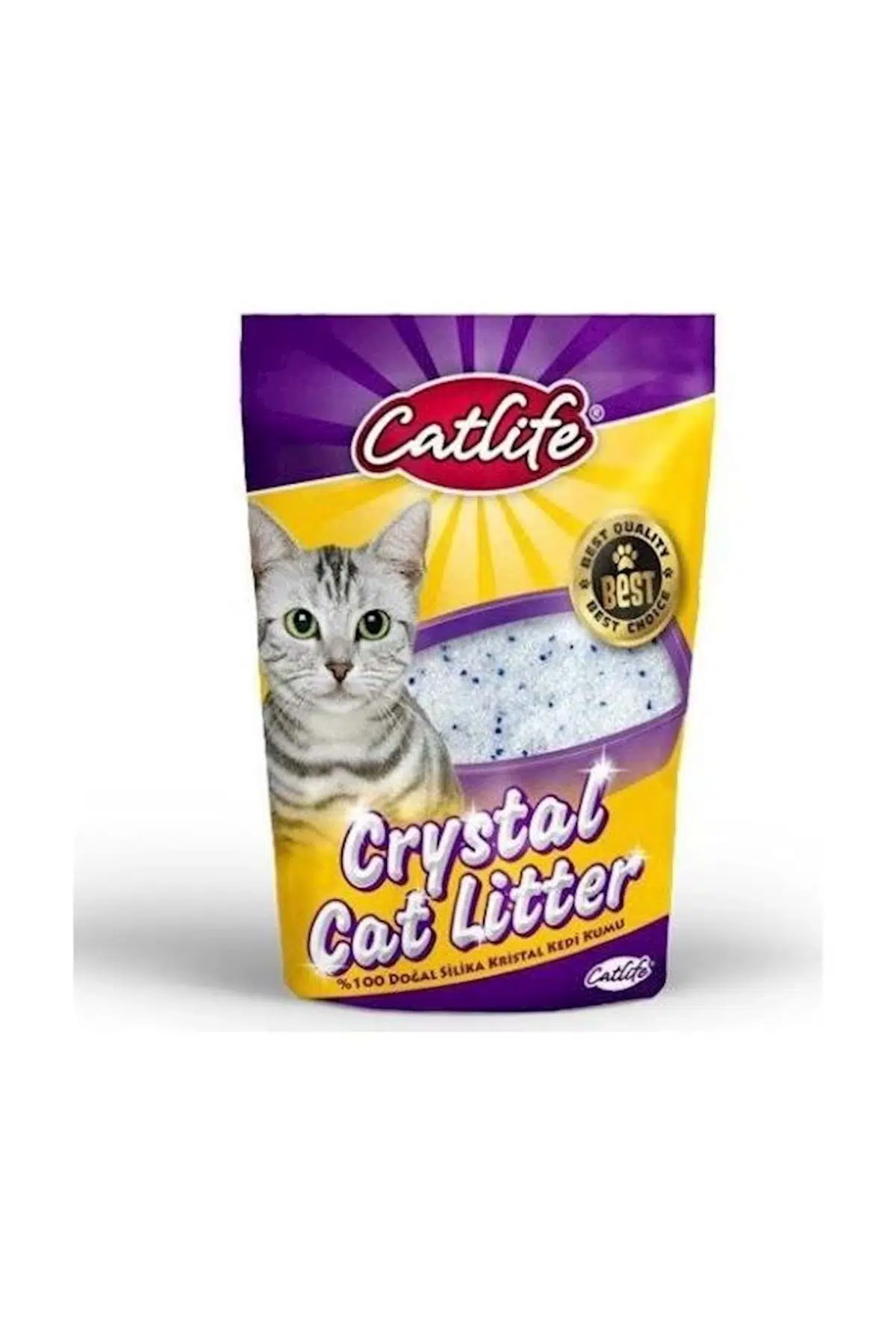 Catlife Doğal Silika Kristal Kedi Kumu 1.4 kg