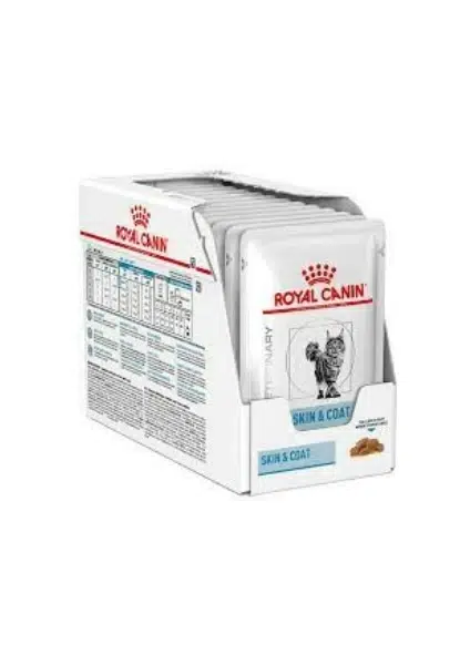 Veterinary Skin&coat Pouch Yaş Mama 12×85 gr